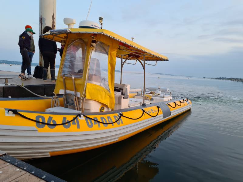 Navette pour une traversée Arcachon - Moulleau au Cap Ferret - Bassin d'Arcachon