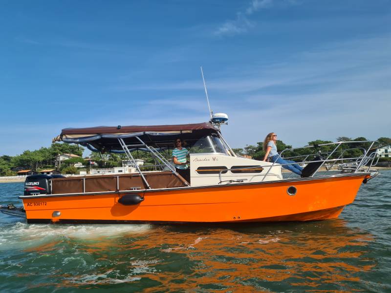 Balade en bateau privé  3h00 sur le bassin d'Arcachon 