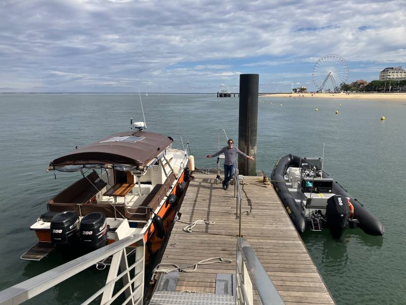 Bat'express à la jetée Thiers d'Arcachon  