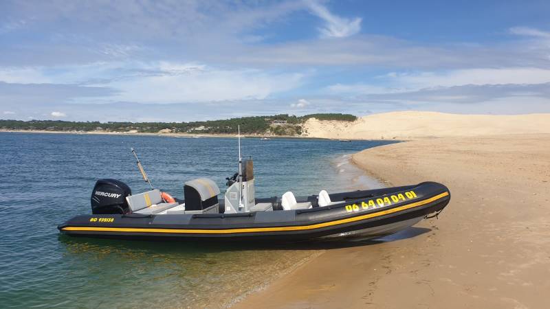 Speed boat pour EVJF fun sur le bassin d'Arcachon 