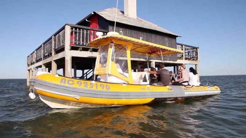 Balade en bateau autour de l'île aux oiseaux au départ d'Arcachon