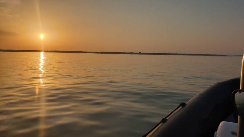 Balade en bateau au sunset au cap ferret - bassin d'arcachon